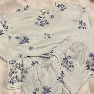Splendid Kids Pajama Set - Light Blue Floral